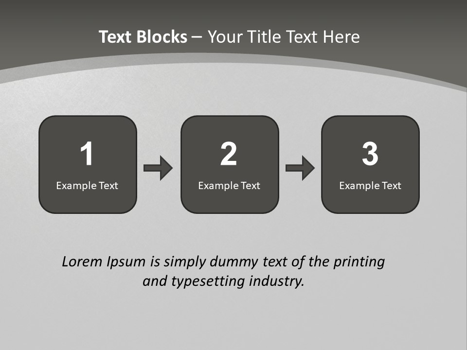 Monochrome Copyspace Poster PowerPoint Template