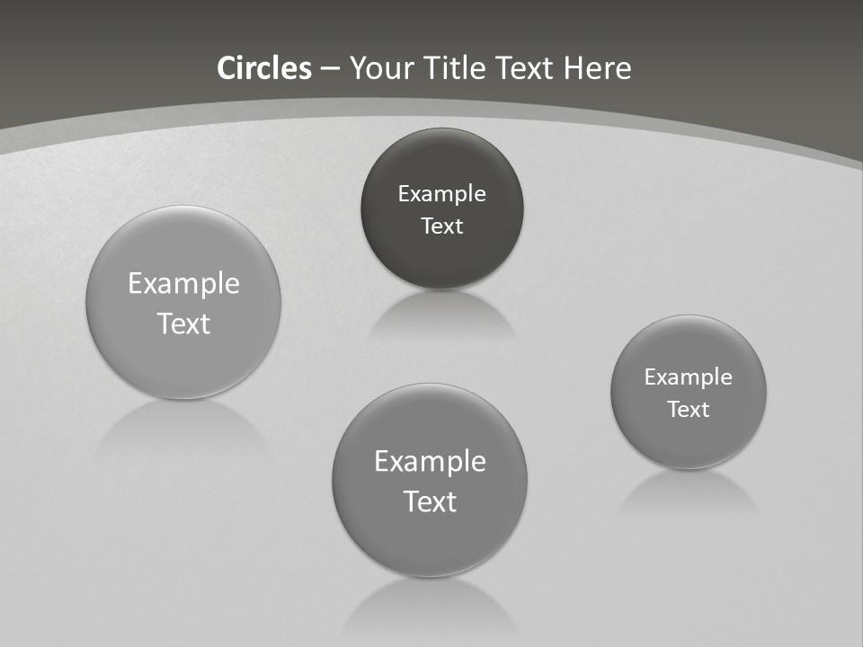 Monochrome Copyspace Poster PowerPoint Template