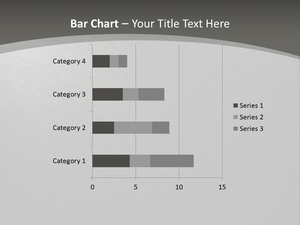 Monochrome Copyspace Poster PowerPoint Template