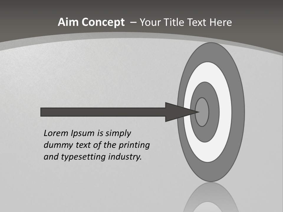 Monochrome Copyspace Poster PowerPoint Template