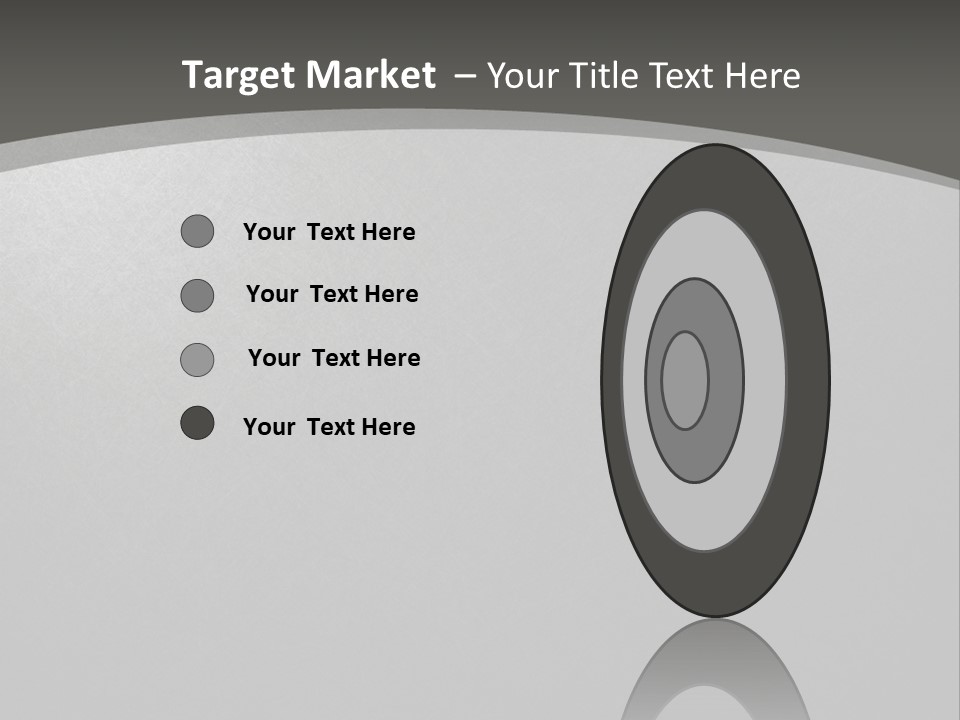 Monochrome Copyspace Poster PowerPoint Template