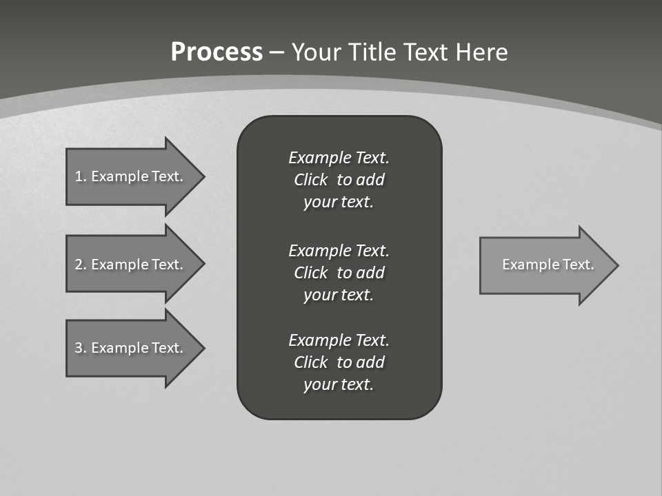 Monochrome Copyspace Poster PowerPoint Template