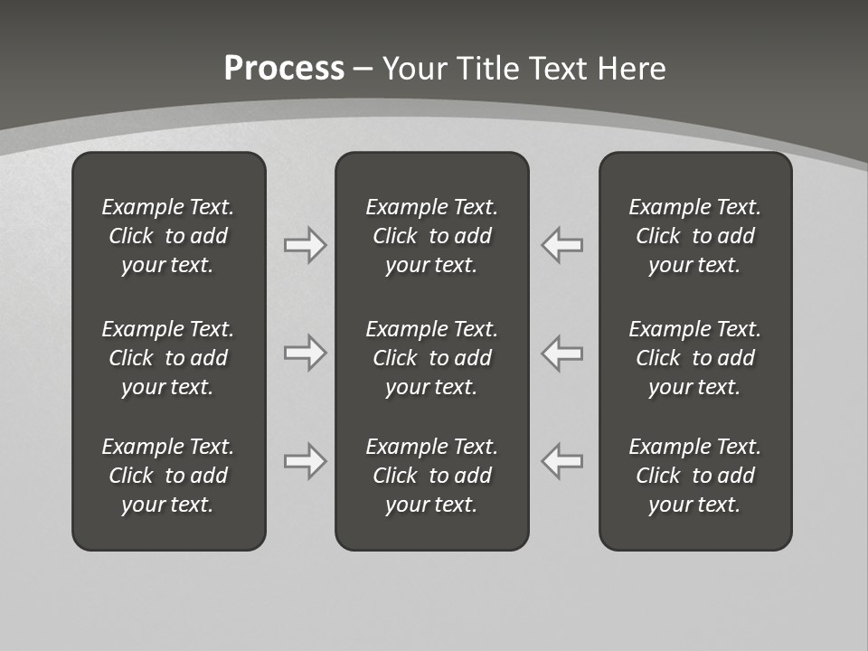 Monochrome Copyspace Poster PowerPoint Template