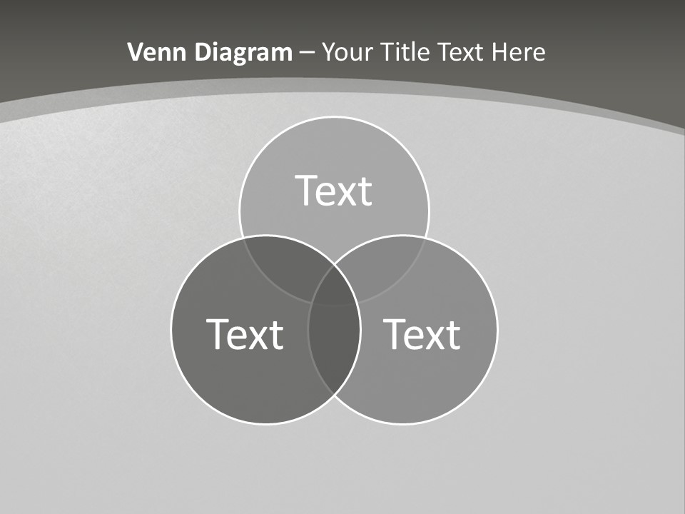 Monochrome Copyspace Poster PowerPoint Template