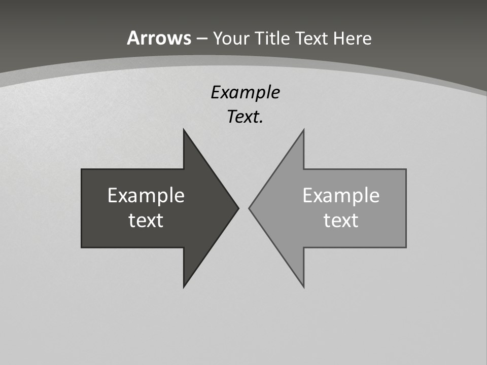 Monochrome Copyspace Poster PowerPoint Template