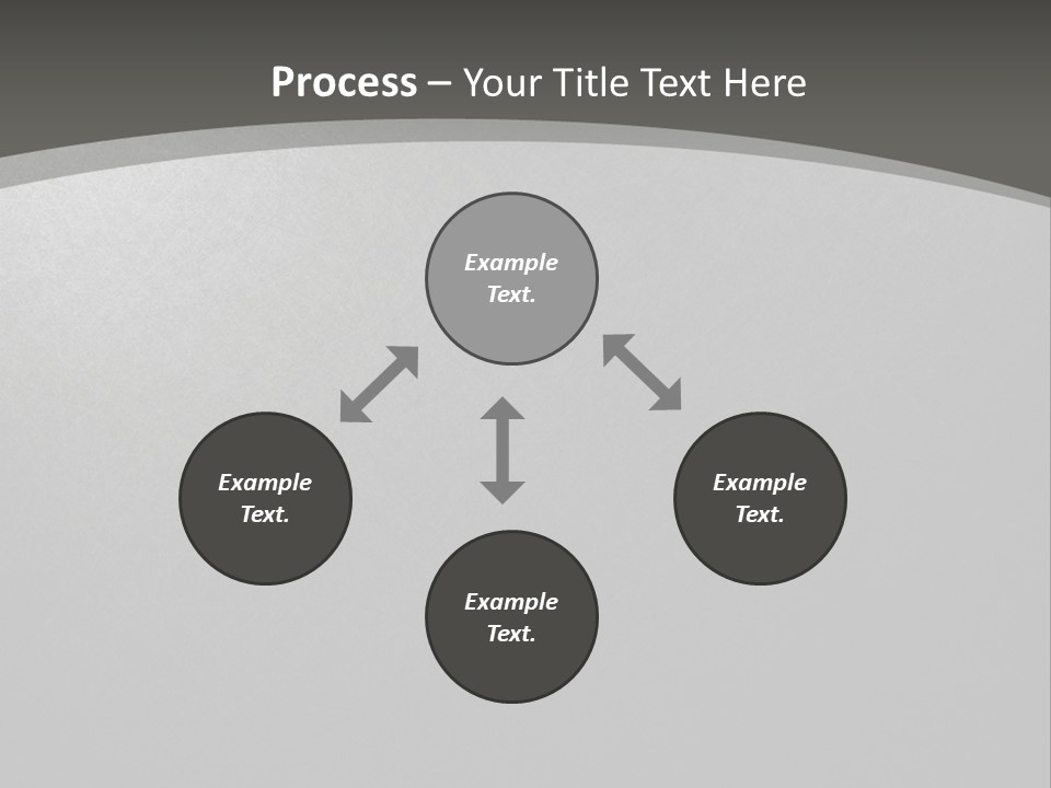 Monochrome Copyspace Poster PowerPoint Template