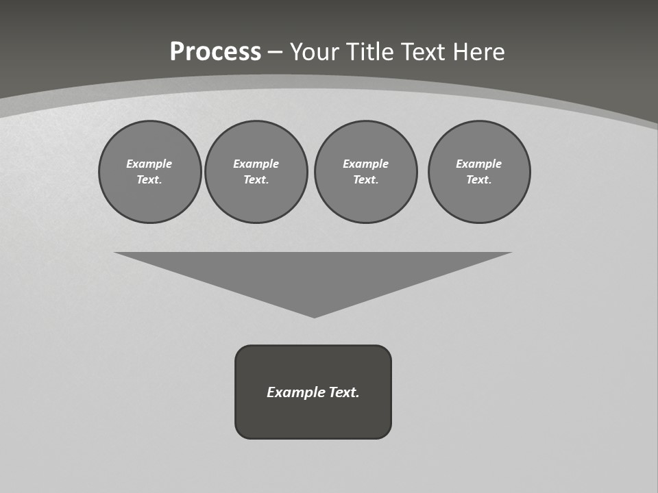 Monochrome Copyspace Poster PowerPoint Template