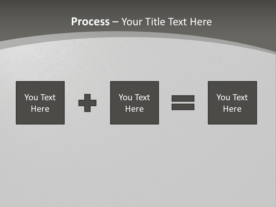 Monochrome Copyspace Poster PowerPoint Template