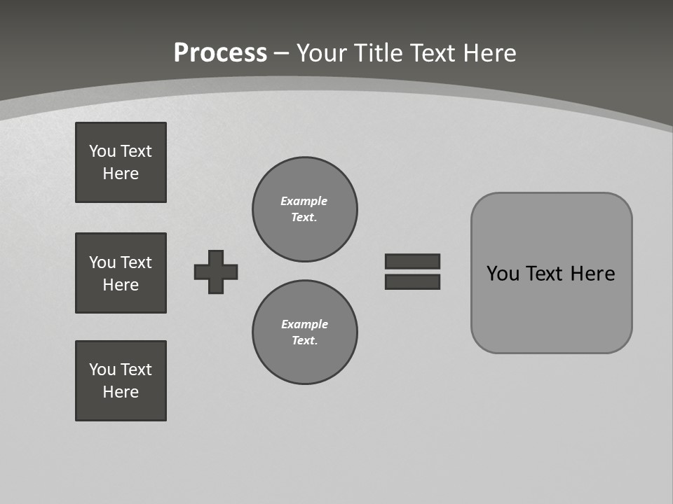 Monochrome Copyspace Poster PowerPoint Template