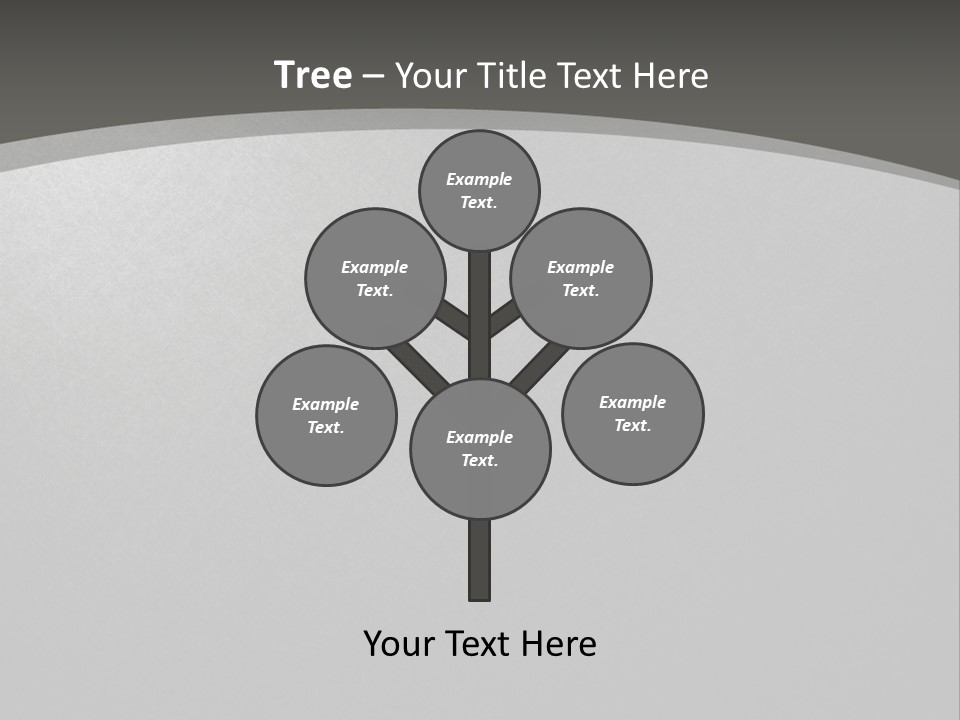 Monochrome Copyspace Poster PowerPoint Template