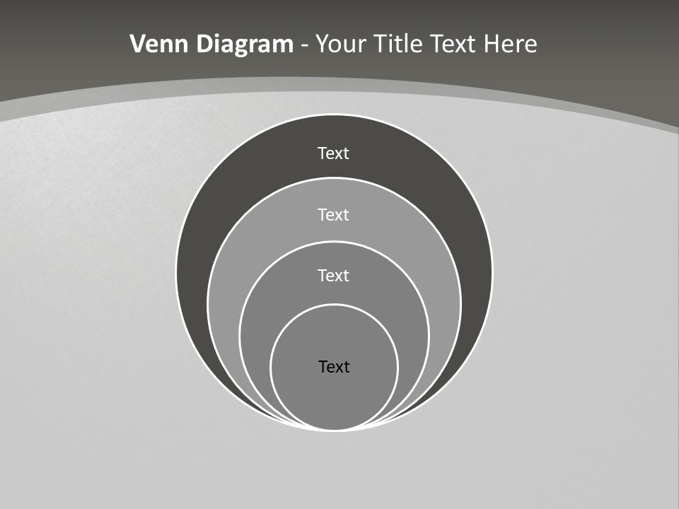 Monochrome Copyspace Poster PowerPoint Template