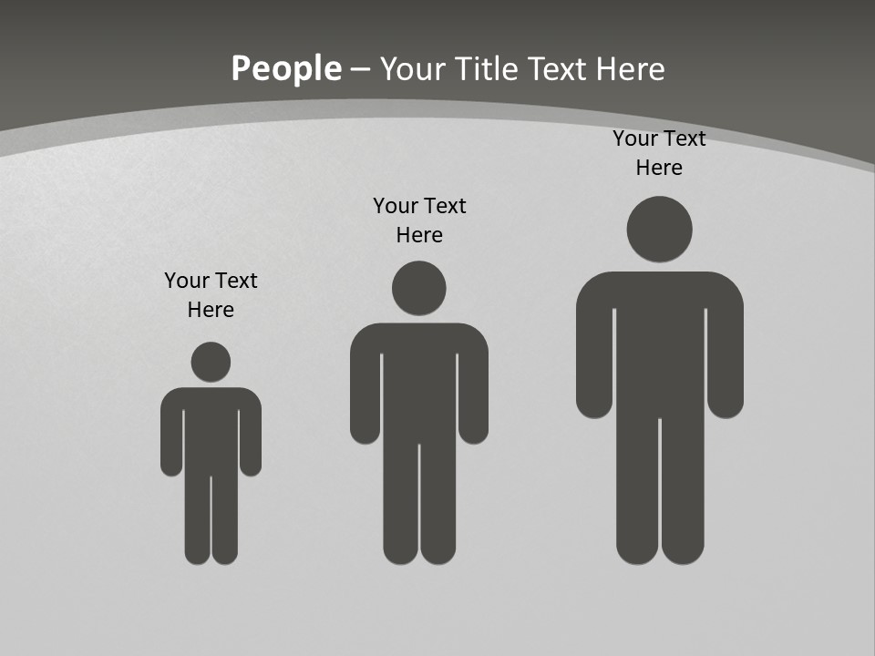 Monochrome Copyspace Poster PowerPoint Template