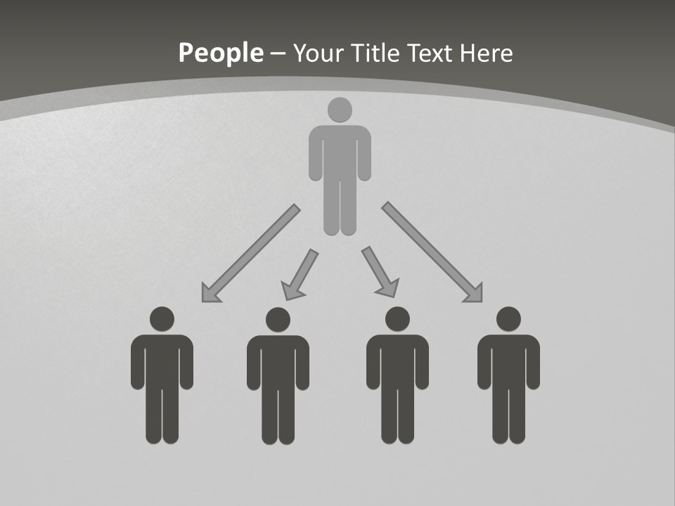 Monochrome Copyspace Poster PowerPoint Template