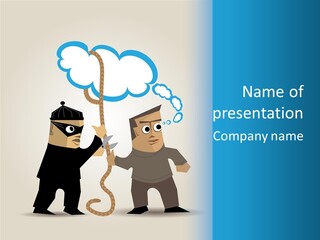 Misappropriation Blank Theft PowerPoint Template