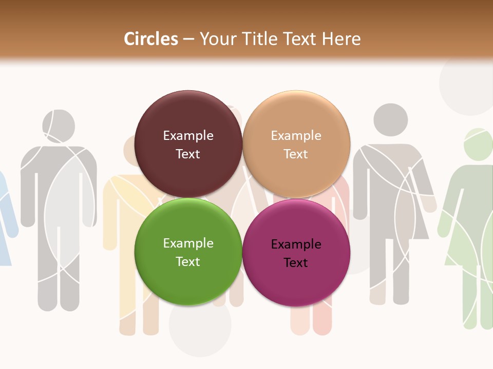 Hues Symbols Human PowerPoint Template