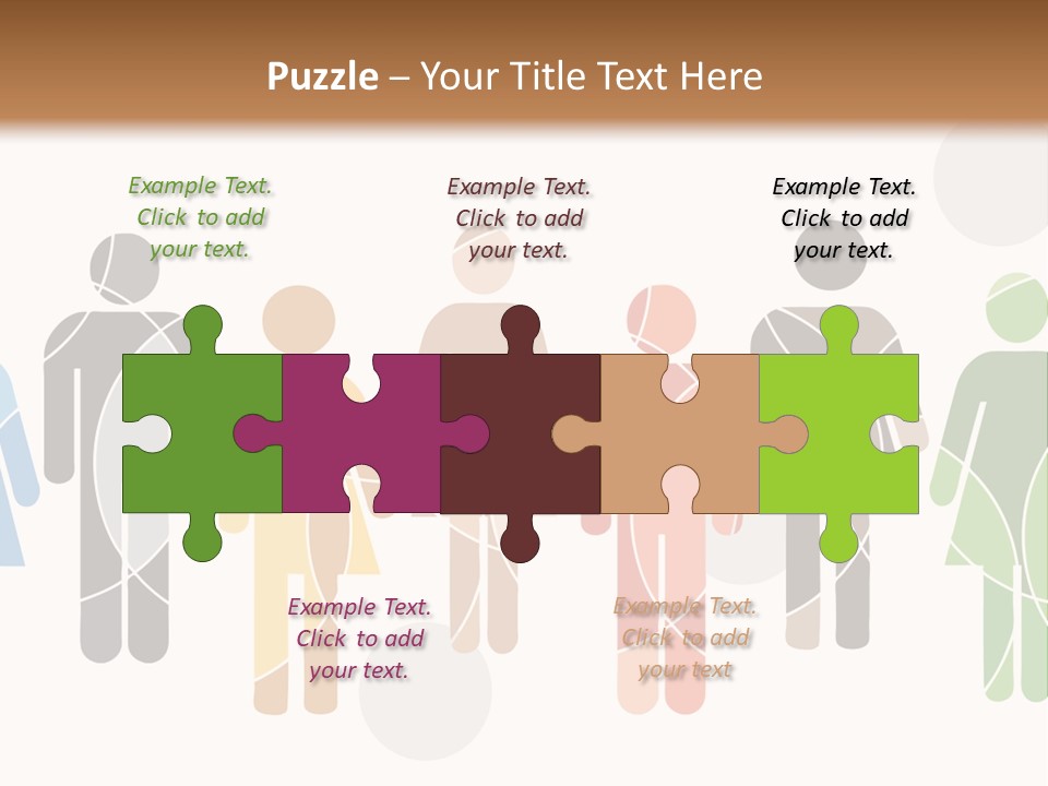 Hues Symbols Human PowerPoint Template