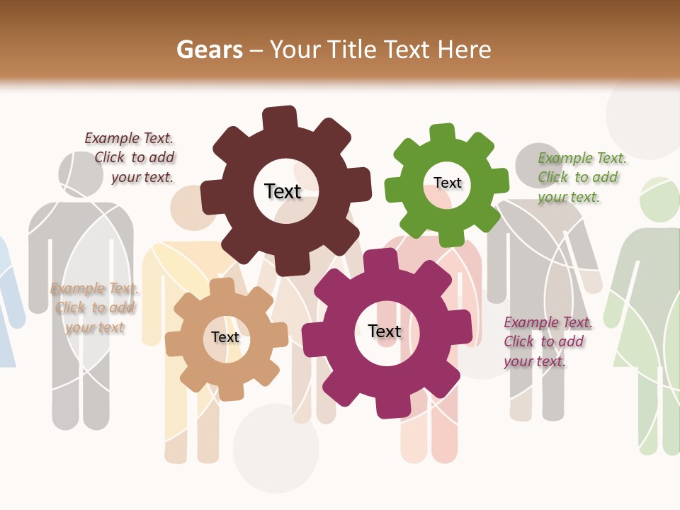 Hues Symbols Human PowerPoint Template