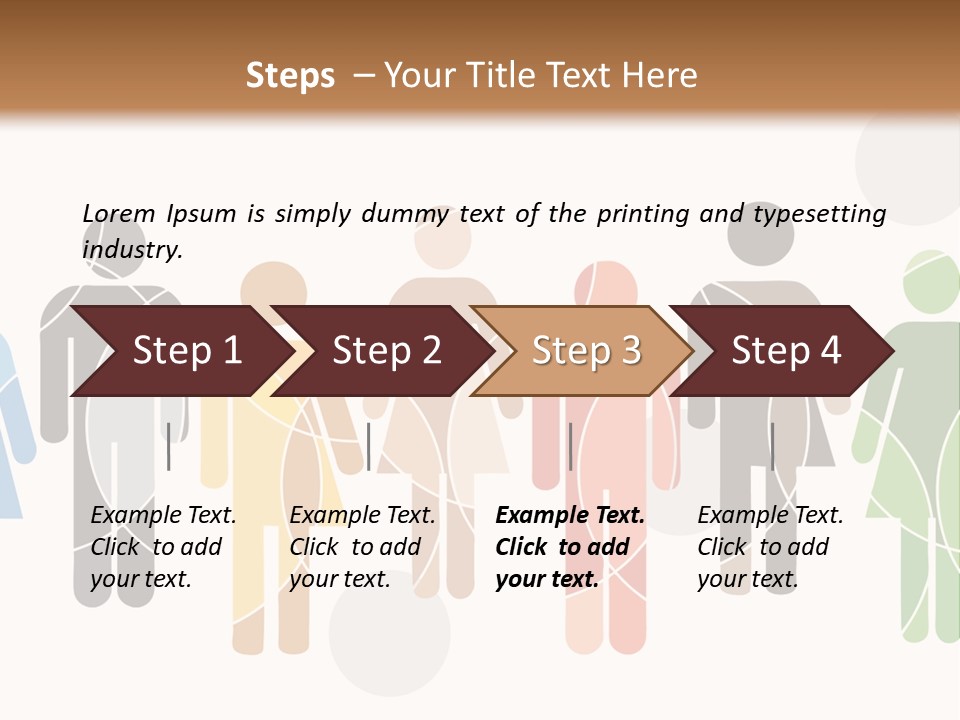 Hues Symbols Human PowerPoint Template