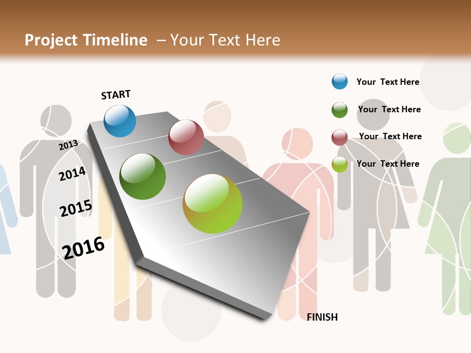 Hues Symbols Human PowerPoint Template