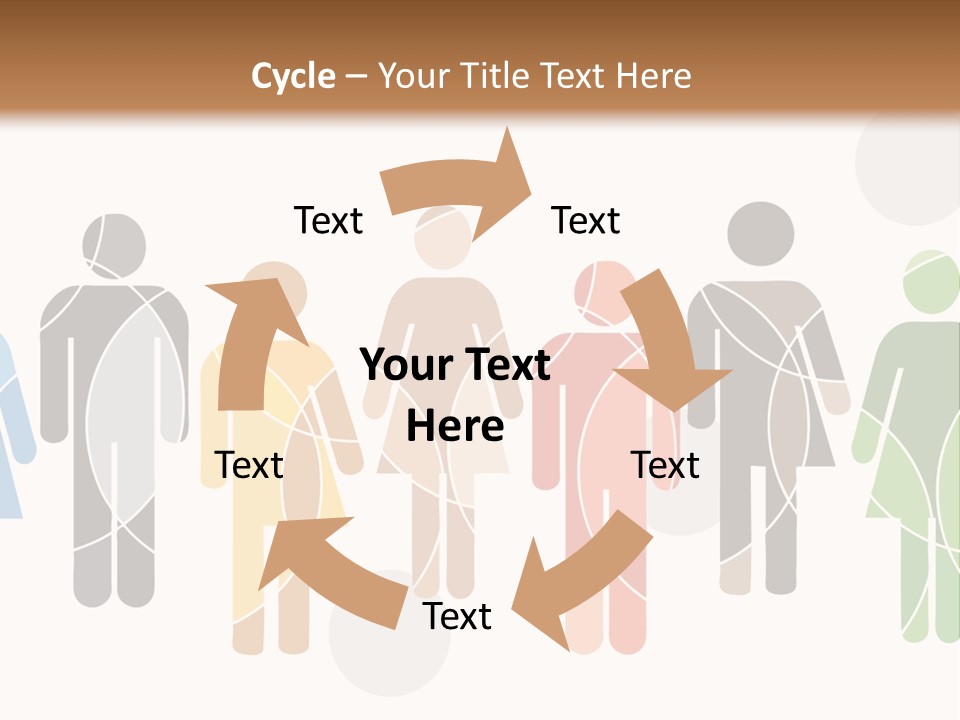 Hues Symbols Human PowerPoint Template