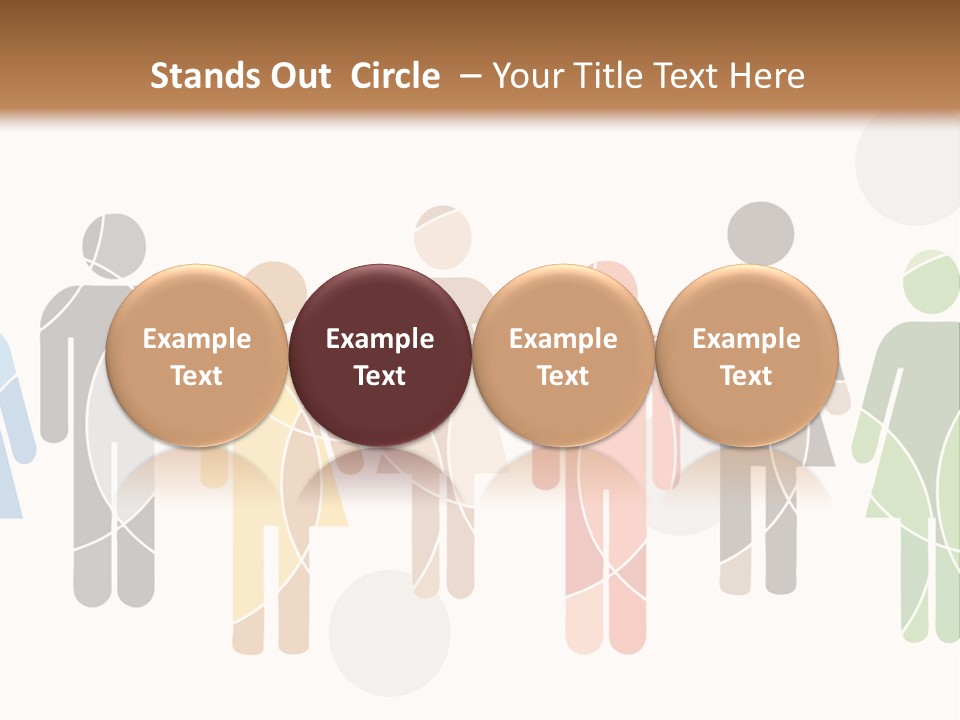 Hues Symbols Human PowerPoint Template
