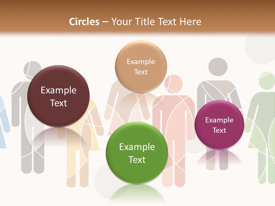 Hues Symbols Human PowerPoint Template