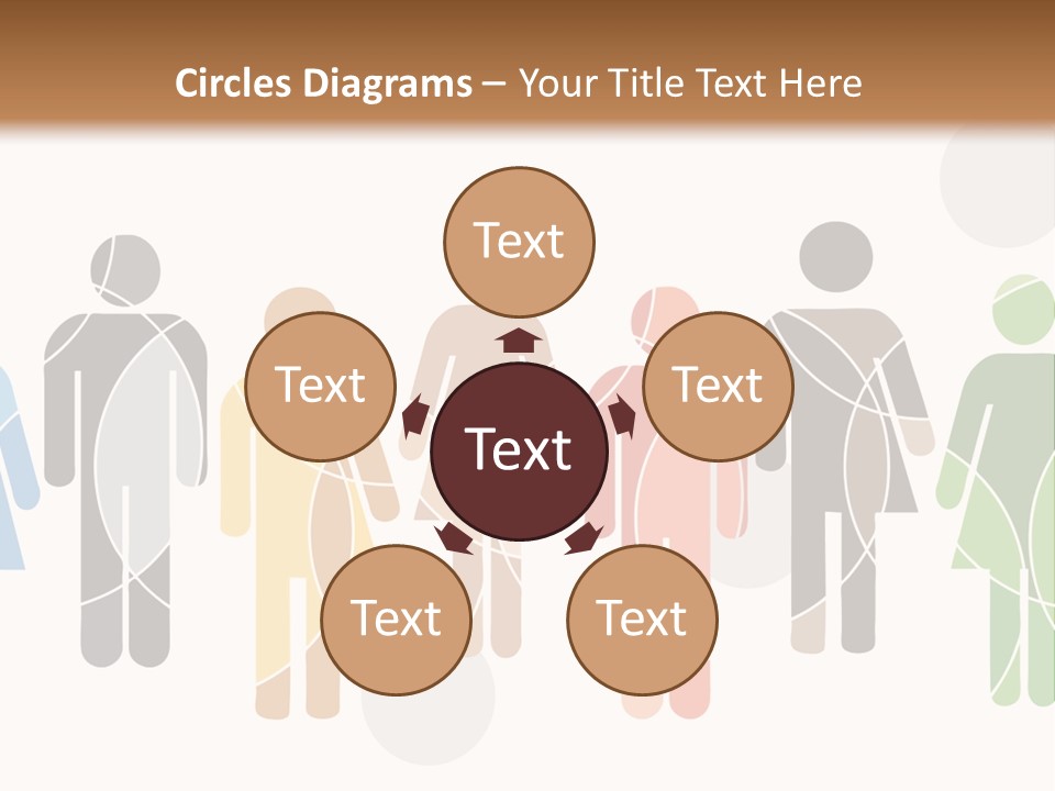 Hues Symbols Human PowerPoint Template
