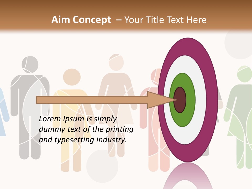 Hues Symbols Human PowerPoint Template