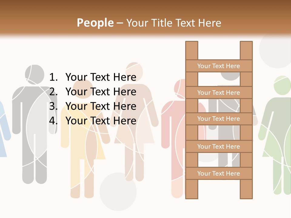 Hues Symbols Human PowerPoint Template