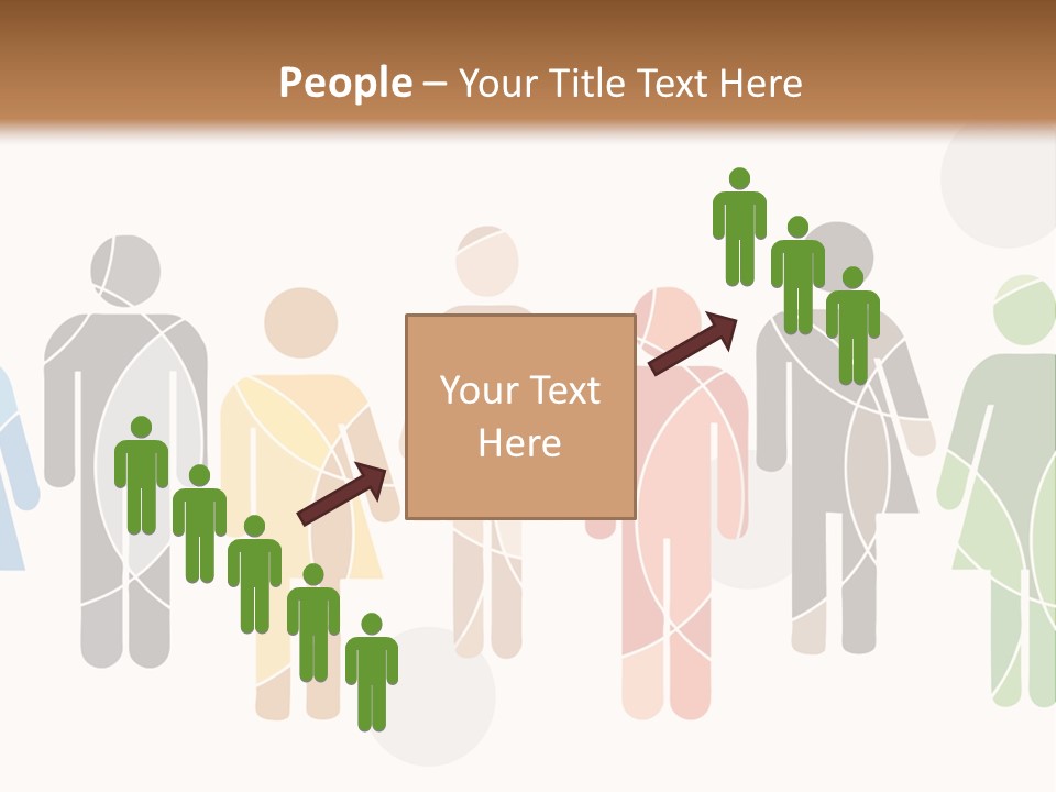Hues Symbols Human PowerPoint Template