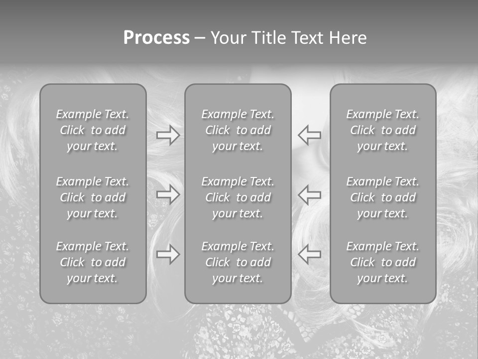 A Beautiful Blond Woman With Long Hair Powerpoint Template PowerPoint Template