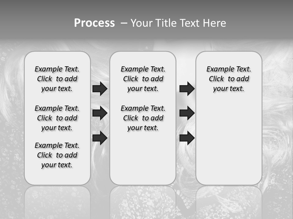 A Beautiful Blond Woman With Long Hair Powerpoint Template PowerPoint Template