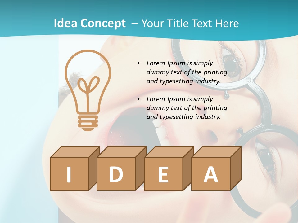 Education Childhood Isolated PowerPoint Template