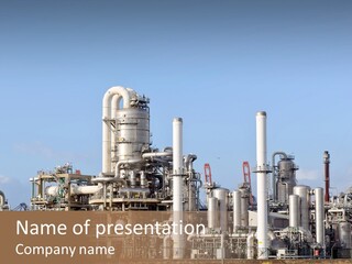 An Industrial Power Plant Powerpoint Presentation Template PowerPoint Template