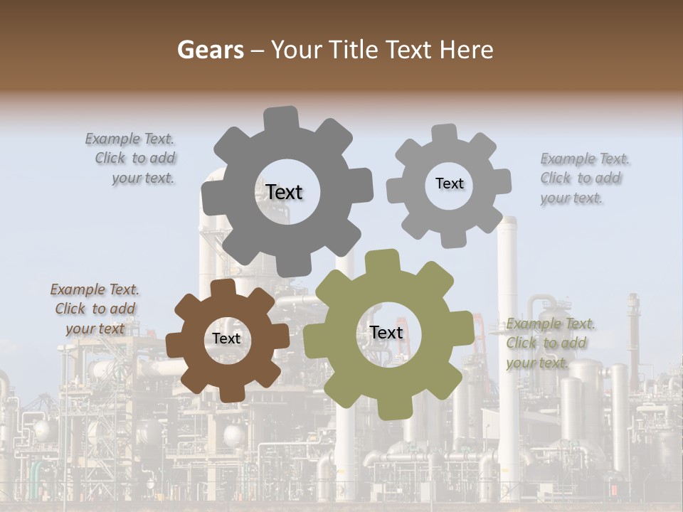 An Industrial Power Plant Powerpoint Presentation Template PowerPoint Template