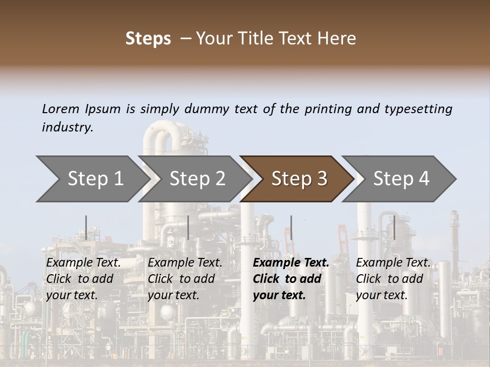An Industrial Power Plant Powerpoint Presentation Template PowerPoint Template
