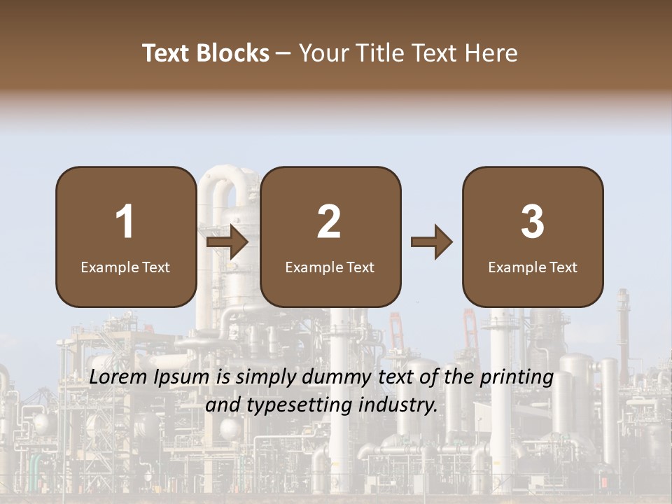 An Industrial Power Plant Powerpoint Presentation Template PowerPoint Template