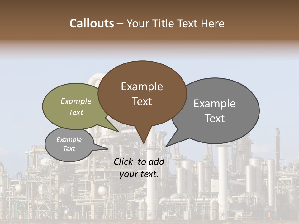 An Industrial Power Plant Powerpoint Presentation Template PowerPoint Template