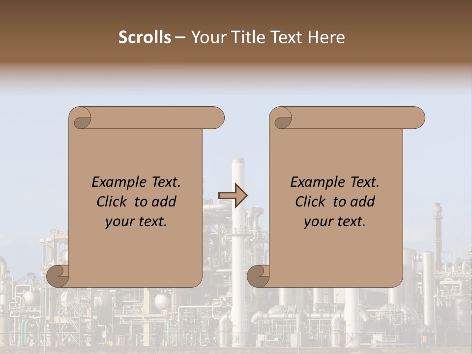 An Industrial Power Plant Powerpoint Presentation Template PowerPoint Template