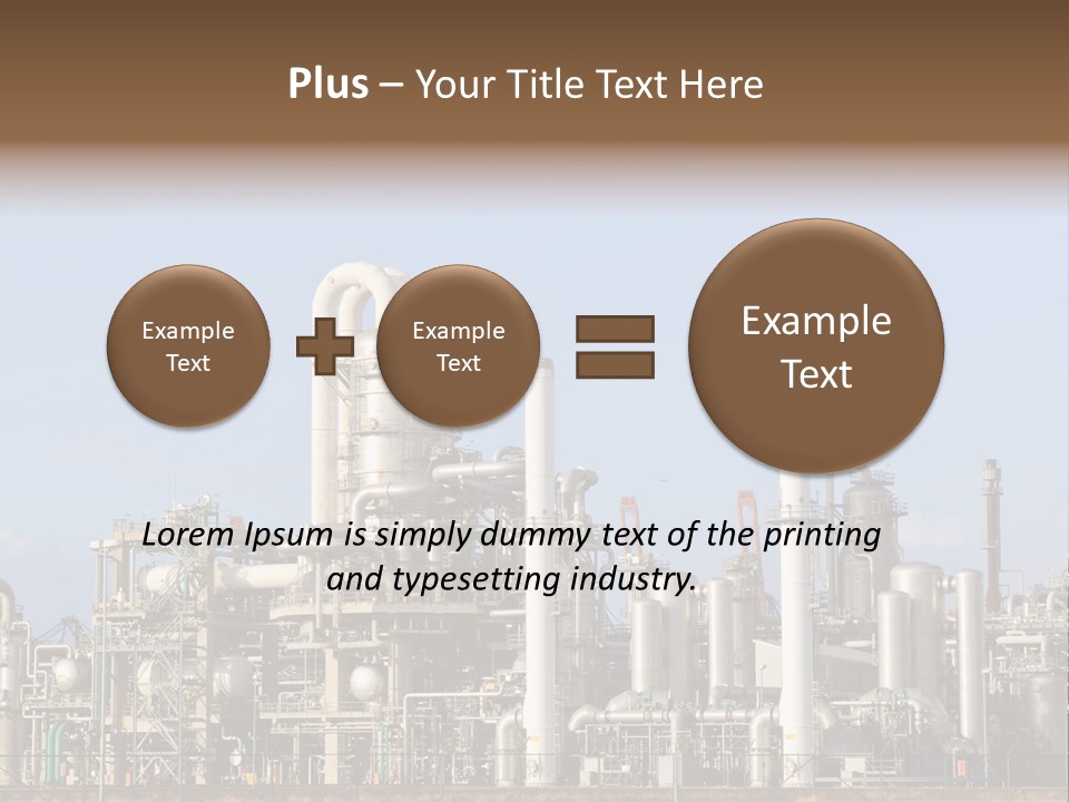 An Industrial Power Plant Powerpoint Presentation Template PowerPoint Template