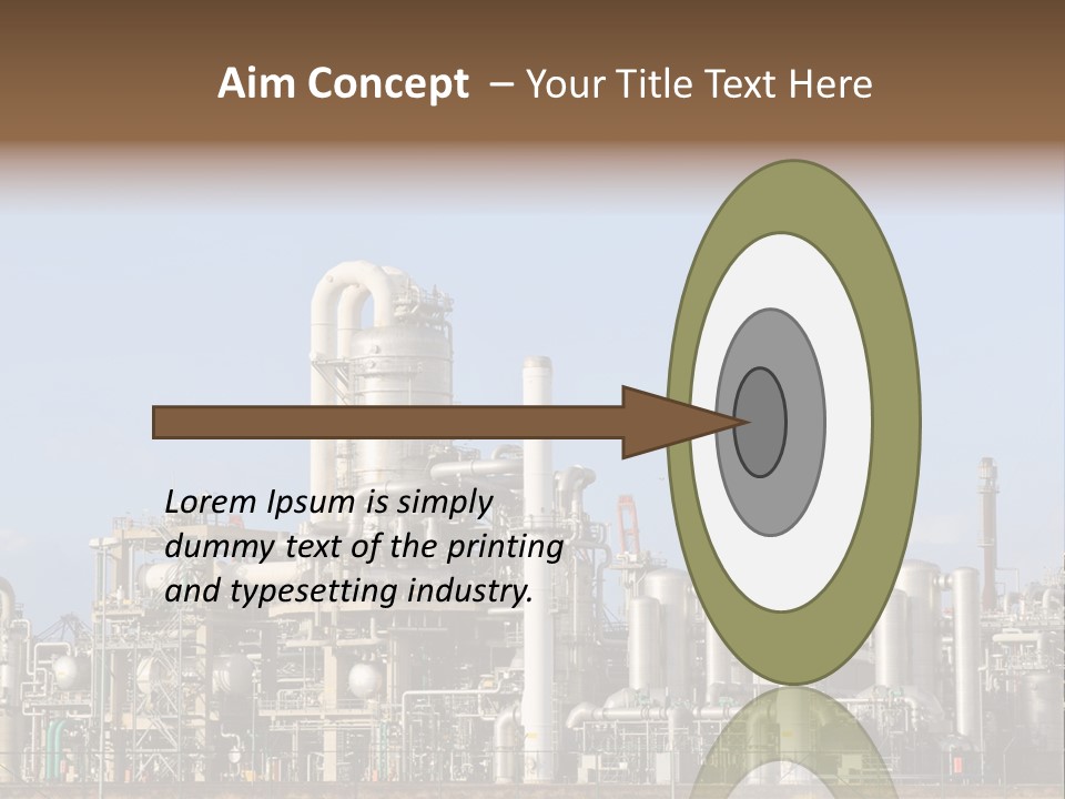 An Industrial Power Plant Powerpoint Presentation Template PowerPoint Template