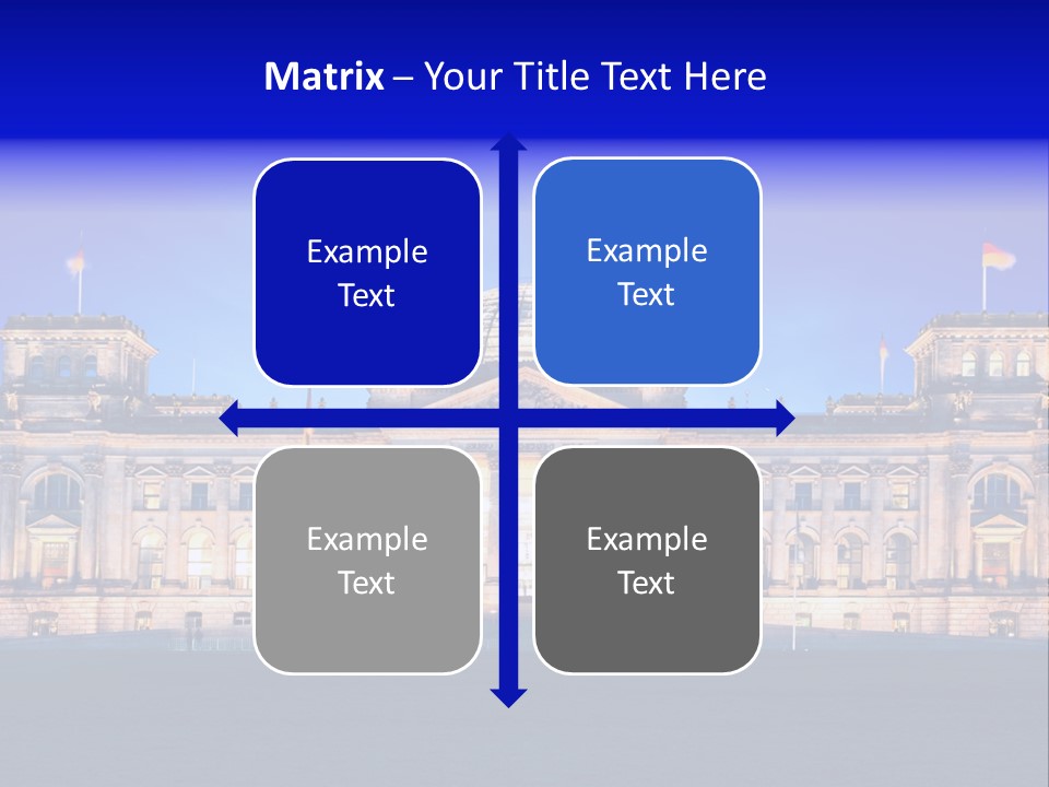A Large Building With A Dome On Top Of It PowerPoint Template