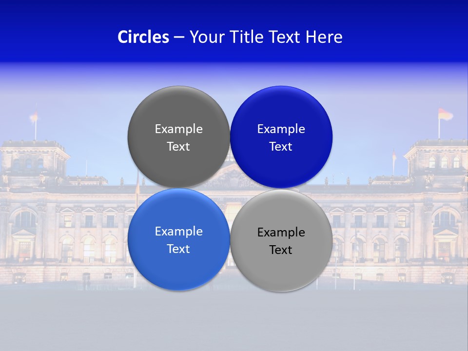 A Large Building With A Dome On Top Of It PowerPoint Template