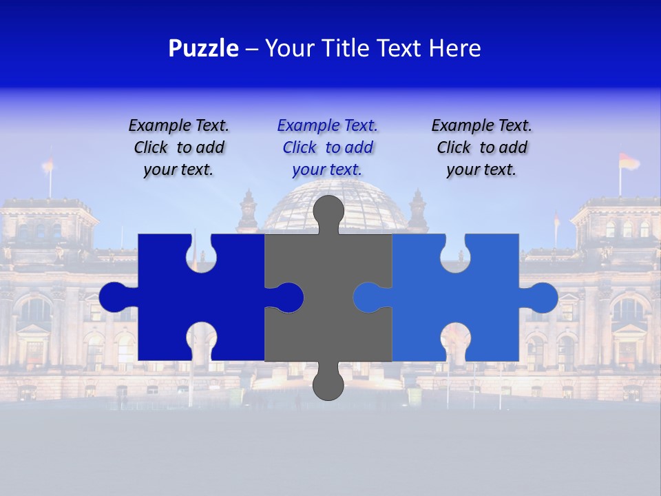 A Large Building With A Dome On Top Of It PowerPoint Template