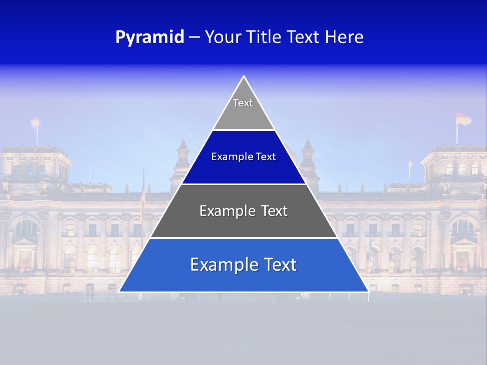 A Large Building With A Dome On Top Of It PowerPoint Template