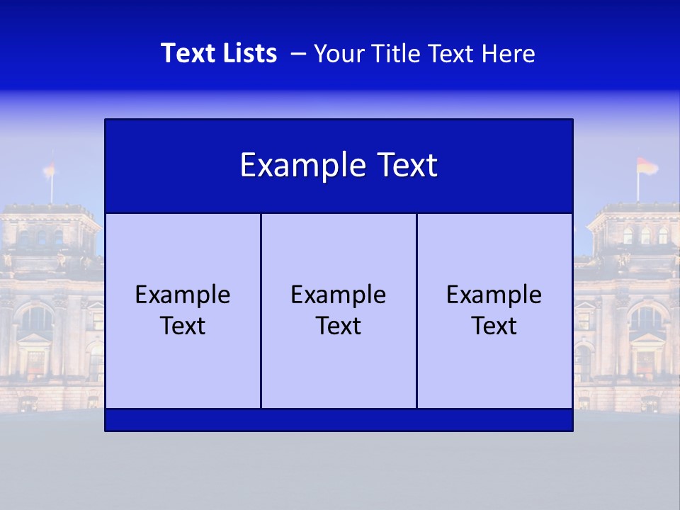 A Large Building With A Dome On Top Of It PowerPoint Template