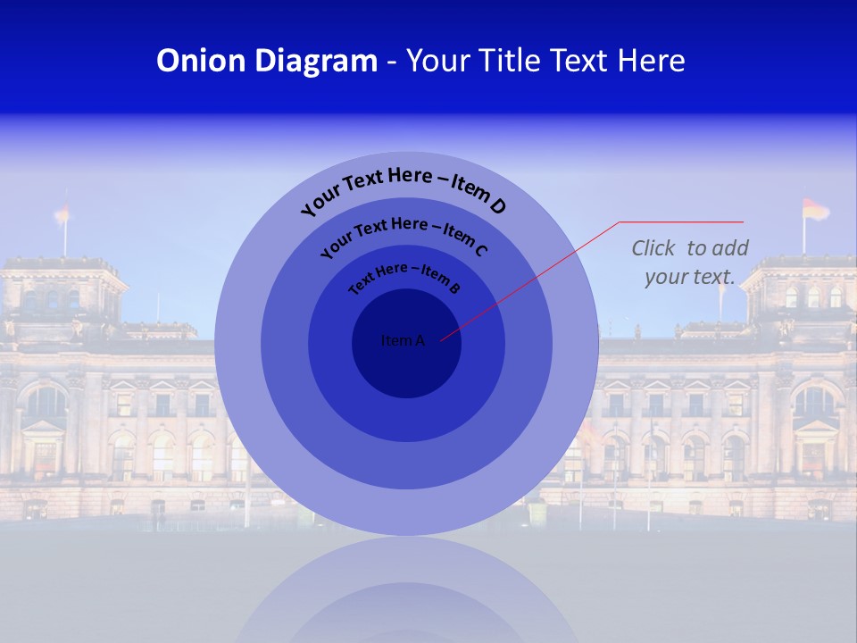 A Large Building With A Dome On Top Of It PowerPoint Template