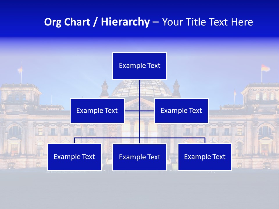 A Large Building With A Dome On Top Of It PowerPoint Template
