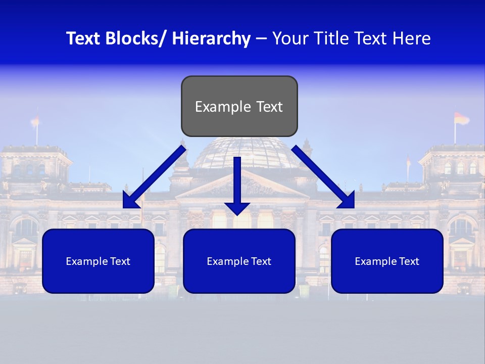 A Large Building With A Dome On Top Of It PowerPoint Template