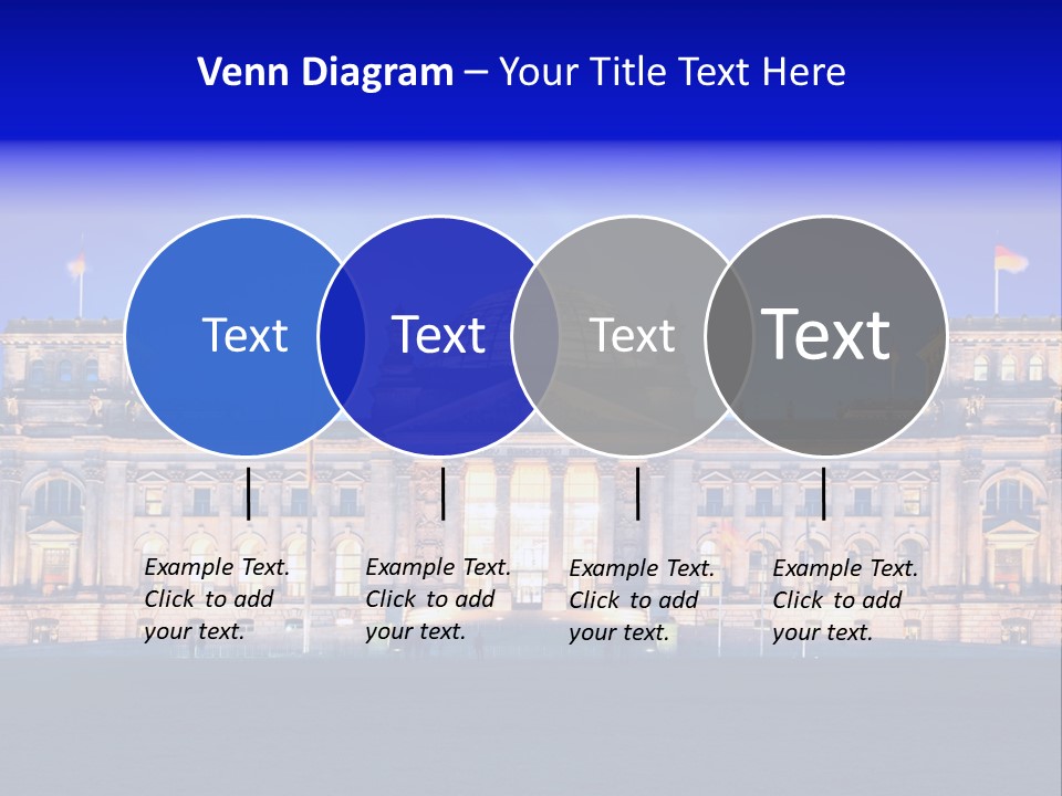 A Large Building With A Dome On Top Of It PowerPoint Template
